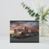 Briefkaart Peterbilt "Duel Truck" (Staand voorkant)
