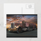 Briefkaart Peterbilt "Duel Truck" (Voorkant / Achterkant)