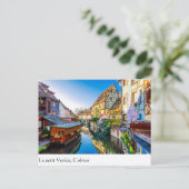 Briefkaart Petit Venetië, Colmar Frankrijk (Staand voorkant)