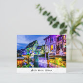 Briefkaart, Petite Venise in Colmar Briefkaart (Staand voorkant)