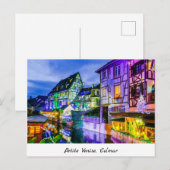 Briefkaart, Petite Venise in Colmar Briefkaart (Voorkant / Achterkant)