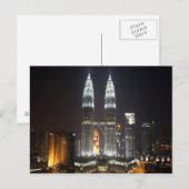Briefkaart Petronas Towers, Kuala Lumpur, Maleisië (Voorkant / Achterkant)