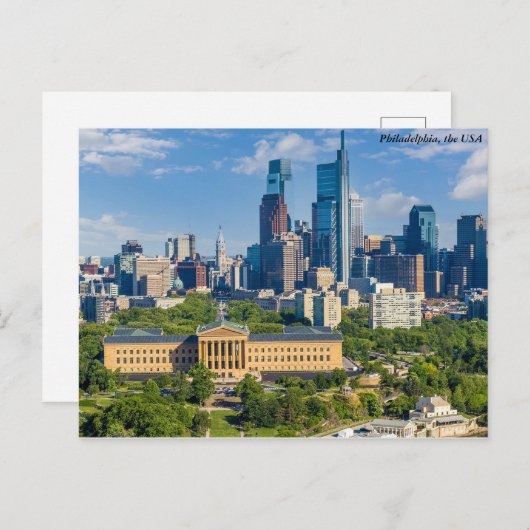 Briefkaart Philadelphia (Voorkant / Achterkant)