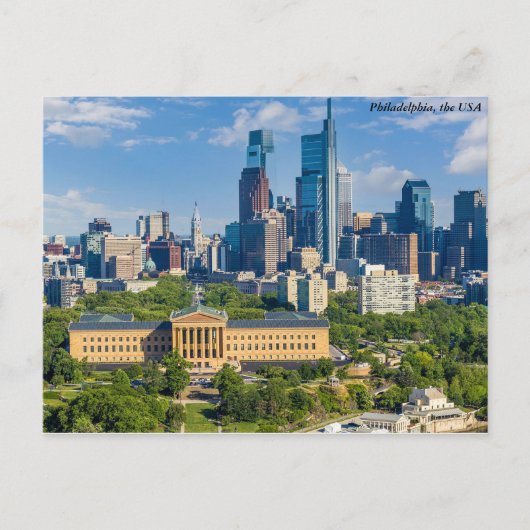 Briefkaart Philadelphia (Voorkant)
