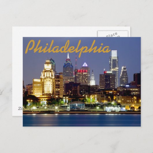 Briefkaart Philadelphia (Voorkant / Achterkant)