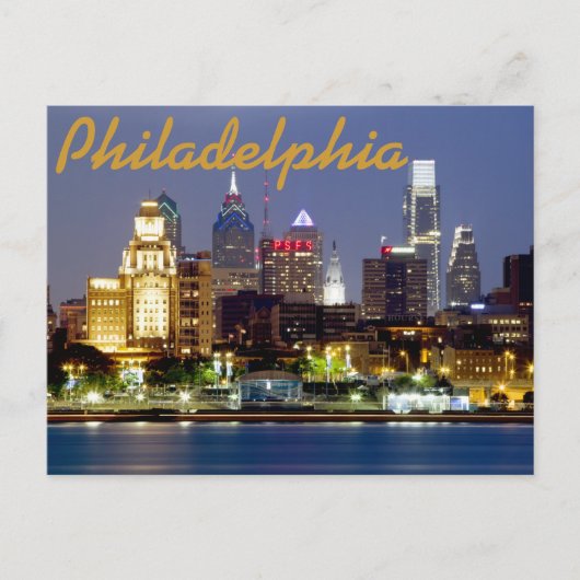 Briefkaart Philadelphia (Voorkant)