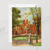 Briefkaart Philadelphia Old City (Voorkant / Achterkant)