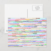 Briefkaart Philadelphia Text Design II (Voorkant / Achterkant)