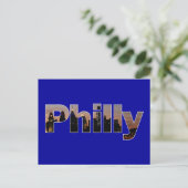 Briefkaart Philly Letters (Staand voorkant)