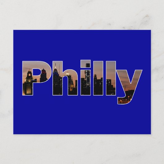Briefkaart Philly Letters (Voorkant)