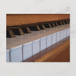 Briefkaart Piano-toetsenbord