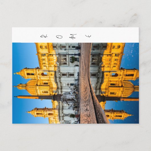 Briefkaart, Piazza Navona Briefkaart (Voorkant)