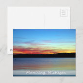 Briefkaart/Pictured Rocks Sunrise Briefkaart (Voorkant / Achterkant)