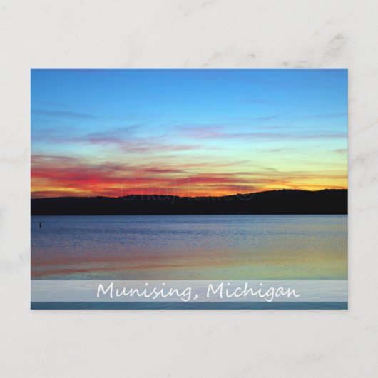 Briefkaart/Pictured Rocks Sunrise Briefkaart (Voorkant)