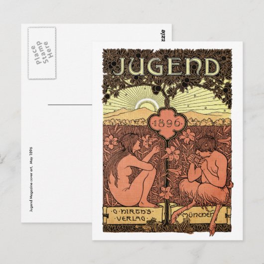 Briefkaart: Pijpen van Pan - Jugend Magazine Briefkaart (Voorkant / Achterkant)