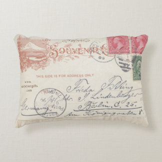 ***  BRIEFKAART PILLOW *** DECORATIEF KUSSEN