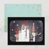 Briefkaart pinguïns (Voorkant / Achterkant)