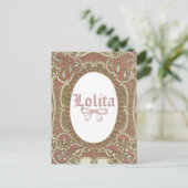 Briefkaart Pink Lolita (Staand voorkant)
