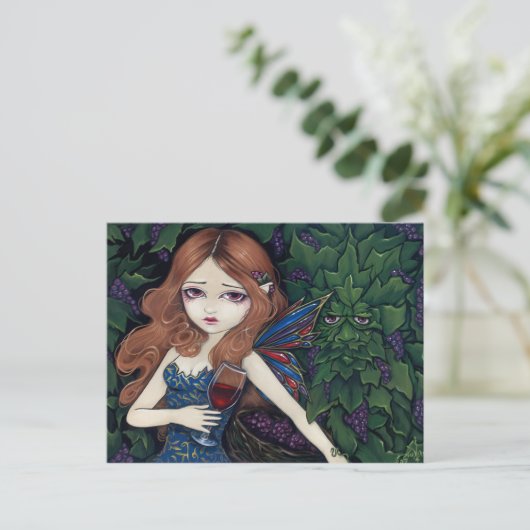 briefkaart "Pinot Noir" (Staand voorkant)