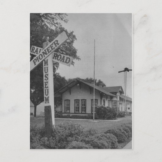 Briefkaart Pioneer Railroad Museum (Voorkant)