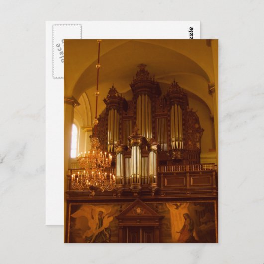 Briefkaart Pipe Organ (Voorkant / Achterkant)