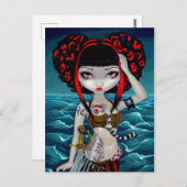 briefkaart " piratenpoly" (Voorkant / Achterkant)