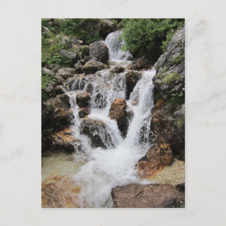 Briefkaart:Pisciadu Waterfall,Sella Massif Briefkaart
