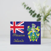Briefkaart Pitcairneilanden (Staand voorkant)
