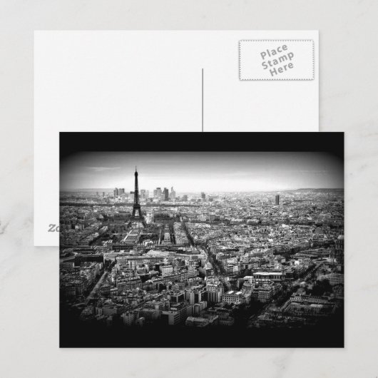 Briefkaart-Places-Paris 8 Briefkaart (Voorkant / Achterkant)