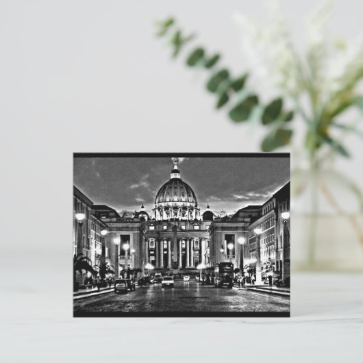 Briefkaart-Places-St. Peter's Basilica Briefkaart (Staand voorkant)