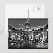 Briefkaart-Places-St. Peter's Basilica Briefkaart (Voorkant / Achterkant)