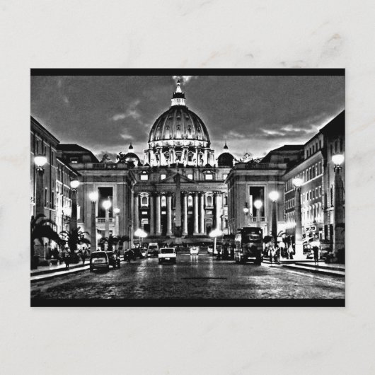 Briefkaart-Places-St. Peter's Basilica Briefkaart (Voorkant)