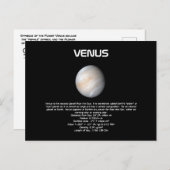 Briefkaart Planet Venus (Voorkant / Achterkant)