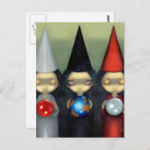 briefkaart "Planetaire heks" (Voorkant / Achterkant)