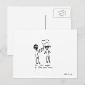 briefkaart plastic zak (Voorkant / Achterkant)