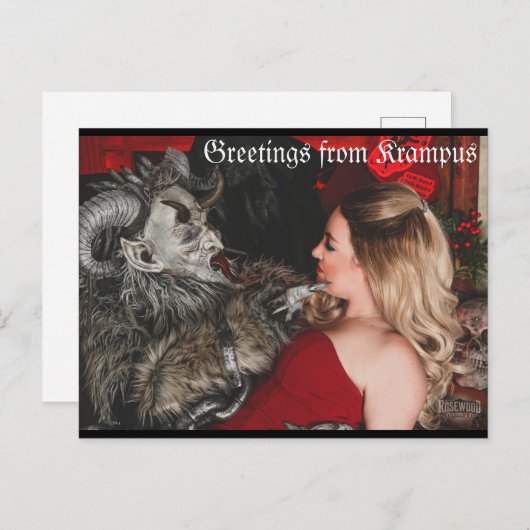 BRIEFKAART PNW Krampus (Voorkant / Achterkant)
