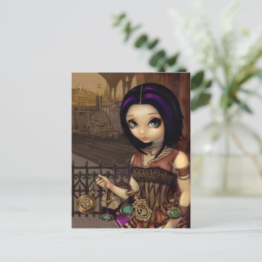 briefkaart "Poe" (Staand voorkant)