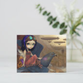 briefkaart "Poe's Flight" (Staand voorkant)