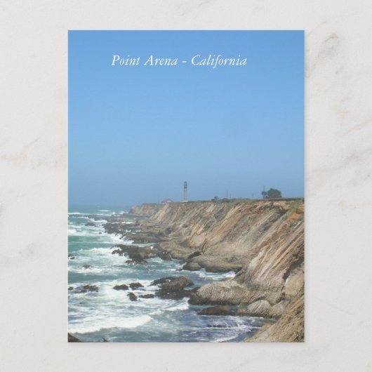 Briefkaart - Point Arena, Californië (Voorkant)