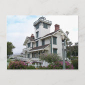 Briefkaart Point Fermin Lighthouse San Pedro CA Pa (Voorkant)