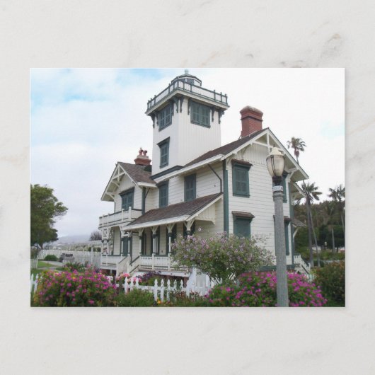 Briefkaart Point Fermin Lighthouse San Pedro CA Pa (Voorkant)