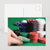 Briefkaart Poker (Voorkant / Achterkant)