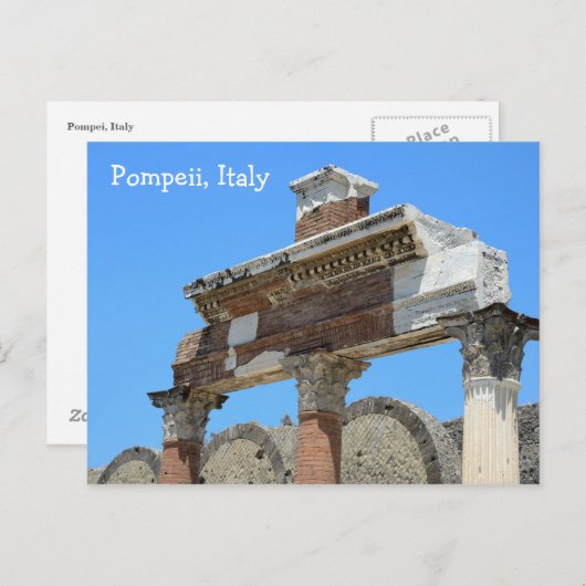 Briefkaart Pompeii (Voorkant / Achterkant)
