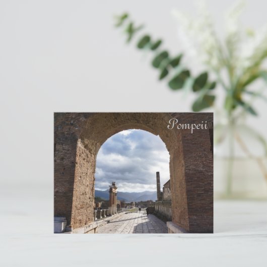 Briefkaart Pompeii Arch (Staand voorkant)