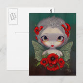 briefkaart "Poppy Fairy" (Voorkant / Achterkant)