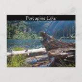 BRIEFKAART ~ "Porcupine Lake" bij Clark Fork, Idah (Voorkant)