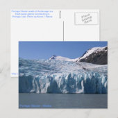 Briefkaart Portage Glacier (Voorkant / Achterkant)