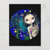 briefkaart "Porthole Mermaid" (Voorkant)