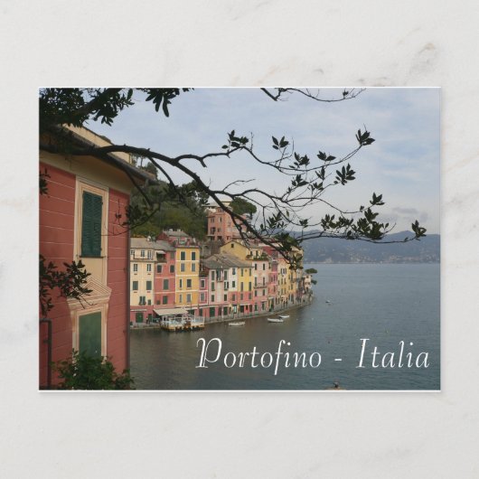 briefkaart - Portofino Italia (Voorkant)