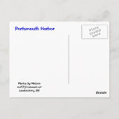 Briefkaart Portsmouth Harbour (Achterkant)